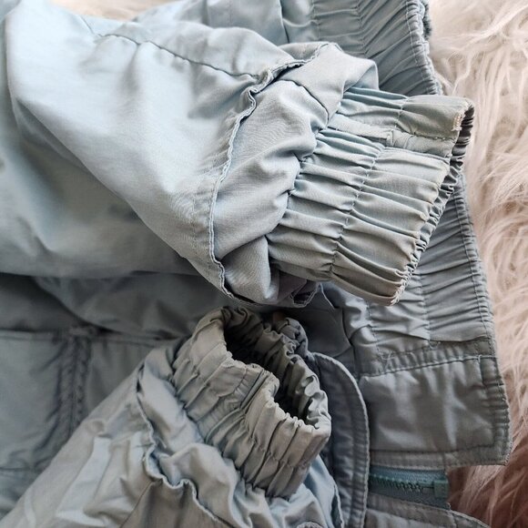 Vintage 80s Kent Street Womens Jacket Size Small Ski Pastel Blue Retro Full Zip - Picture 15 of 15